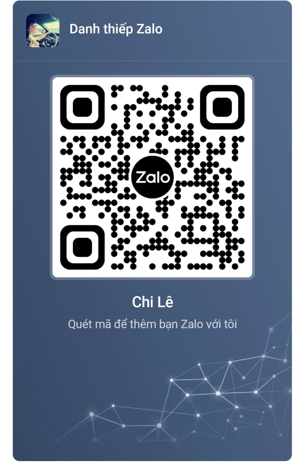 Mã QR Zalo của Chi Lê